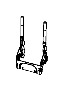 Image of MECHANISM. Headrest Folding. Export. [Driver Height Adjuster. image for your 2004 Chrysler 300  M 