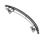 Image of Bumper Impact Bar (Rear). Steel bar that performs. image for your 2022 Jeep Grand Cherokee Summit Sport Utility  