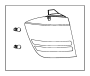 Image of Brake Light Socket image for your 2020 Ram 1500 Laramie Crew Cab Pickup Fleetside 5.7L HEMI V8 A/T 4WD 