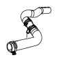 View Radiator Coolant Hose (Lower) Full-Sized Product Image