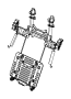 View FRAME. Front Seat Back. Export, Right Hand Drive.  Full-Sized Product Image