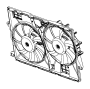 Image of FAN MODULE. Radiator Cooling. [Euro Stage 6b. image for your 2010 Dodge Ram 4500 QUAD CHASSIS CAB  