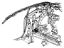 1SG581R5AJ Seat Belt Lap and Shoulder Belt (Front)