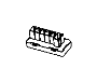 Image of CAN BUSS, CONNECTOR. Electrical. Star. Export, Mexico, US, Canada. [No Rear A/C or Heater]. image for your Dodge