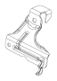 Image of BRACKET. Oxygen Sensor. Left, Left Rear. Left, Left Rear, Left. image for your 1998 Dodge Ram 1500   