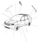 View SENSOR. Intrusion Module. Export, Right Hand Drive.  Full-Sized Product Image
