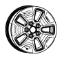 Image of Wheel image for your 2021 Ram 1500 Classic Warlock Extended Cab Pickup Fleetside 3.6L Pentastar V6 FLEX A/T 4WD 