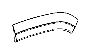 View MOLDING. Wheel Flare. Quarter Panel. Left.  Full-Sized Product Image