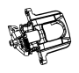 Image of CALIPER ASSEMBLY. Disc Brake. Rear. Left. [Anti-Lock 4-Wheel Disc. image for your 2016 Dodge Grand Caravan   