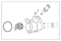 View SEAL. THERMOSTAT HOUSING.  Full-Sized Product Image