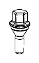 View Wheel. Bolt. Lug. Nut.  Full-Sized Product Image