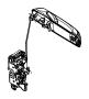 View HANDLE. Exterior Door. Right.  Full-Sized Product Image