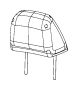 View HEADREST. Front. Right or Left.  Full-Sized Product Image