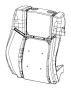 View FOAM. Seat Back. Right.  Full-Sized Product Image