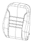 View FOAM. Seat Back. Right.  Full-Sized Product Image
