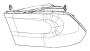 Image of Headlight Assembly image for your 2020 Jeep Wrangler Sport Sport Utility 2.0L M/T 