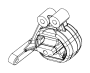 View INSULATOR. Left Side.  Full-Sized Product Image