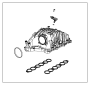 Image of MANIFOLD KIT. Engine Intake. [50 State Emissions]. image for your 1999 Jeep Grand Cherokee   