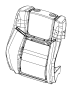 View FOAM. Seat Back. Right.  Full-Sized Product Image