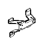 View BRACKET. Seat. Front, Rear.  Full-Sized Product Image