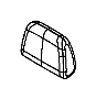 View HEADREST. Second Row. Export, Outboard.  Full-Sized Product Image