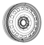 View WHEEL. Spare. Compact Spare.  Full-Sized Product Image