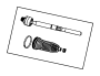 View JAM NUT. Outer Tie Rod. M16x1.50.  Full-Sized Product Image