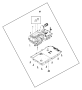 Image of Used for: VALVE BODY and CONTROL UNIT, VALVE BODY. Transmission. Remanufactured. -XBU, [3.21 Rear... image for your 2010 Dodge Dakota   