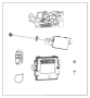 View 06511328AA Full-Sized Product Image for your 2021 Jeep Wrangler A/T 4WD Unlimited Islander 