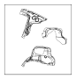 Image of REINFORCEMENT. Body Side Aperture Rear. Inner. Left. image for your Dodge