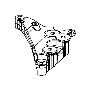 68493526AA Engine Mount Bracket