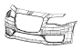 Image of Bumper Cover (Front, Upper, Lower) image for your 2017 Ram 1500 HFE Extended Cab Pickup Fleetside  