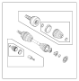 View CV Joint Boot Kit Full-Sized Product Image