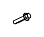View Exhaust Manifold Heat Shield Bolt.  Full-Sized Product Image