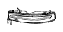 View LAMP. Used for: Park and Turn Signal. Left.  Full-Sized Product Image