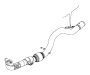 Pipe. Exhaust. (Front). Exhaust Intermediate.