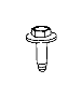 Screw. Bracket. Battery. Bolt. (Front). Battery Hold Down Bolt.