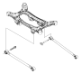 68696108AA Control arm. Rod. Suspension. (Front, Lower)