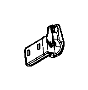 Image of Hood Hinge image for your 2017 Ram 1500 Rebel Crew Cab Pickup Fleetside 5.7L HEMI V8 A/T 4WD 