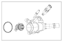 View SEAL. THERMOSTAT HOUSING.  Full-Sized Product Image 1 of 10