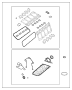 68223389AC Engine Crankcase Cover Gasket Set (Lower)