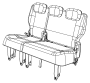 Image of Seat Back Cushion image for your 2017 Ram 1500   