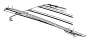 Image of Roof Luggage Carrier Side Rail image for your 1986 Chrysler Town & Country   