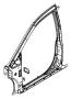 View BRACKET. Fender. Right.  Full-Sized Product Image 1 of 10