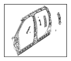 Image of Bracket. Panel. Uniside. (Front, Rear). A component that. image for your 2012 Ram 3500   