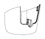 Image of Interior Rear View Mirror Cover (Front, Lower) image for your Dodge Ram 1500  