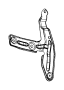 Image of Door Mirror Bracket image for your 2015 Ram 1500 Laramie Crew Cab Pickup Fleetside 5.7L HEMI V8 A/T 4WD 