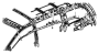 Image of AIR BAG. Side Curtain. Left. [Supp. Side Curtain All. image for your 2000 Dodge Ram 3500   