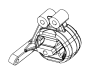 View INSULATOR. Left Side.  Full-Sized Product Image