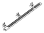 Image of Running Board image for your 2015 Ram 1500 Laramie Extended Cab Pickup Fleetside 3.0L EcoDiesel V6 DIESEL A/T 4WD 